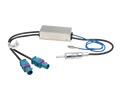 ACV DIN antenna adapter  2x FAKRA / phantom power supply 140305
