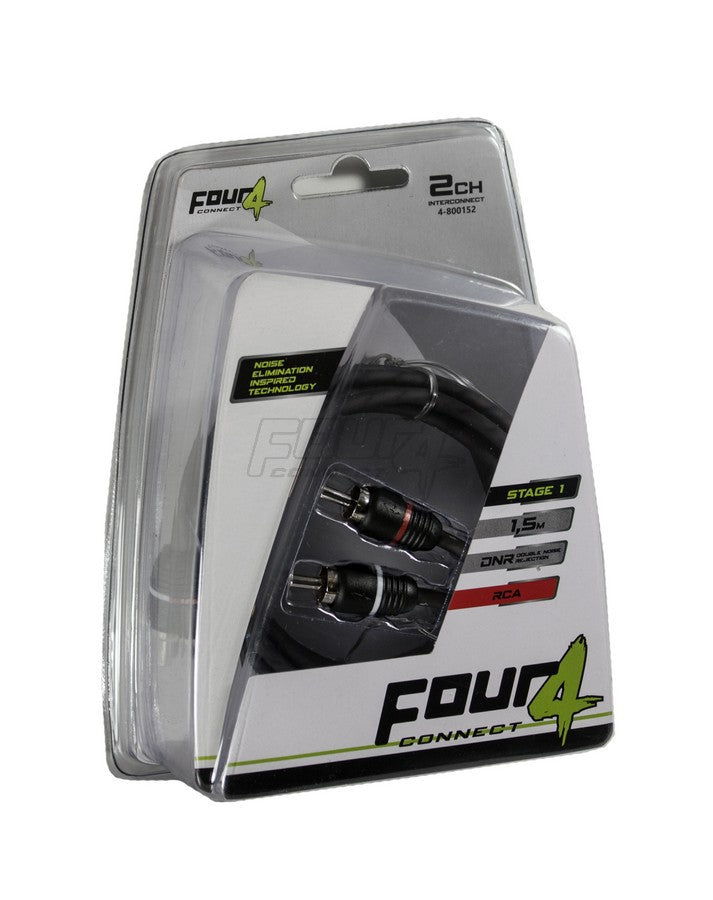 FOUR Connect 4-800152 STAGE1 RCA-kaapeli 1.5m