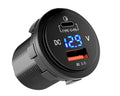 FOUR Connect 4-600162 vedenpitävä USB-C/A pistorasia jännitenäytöllä 3A