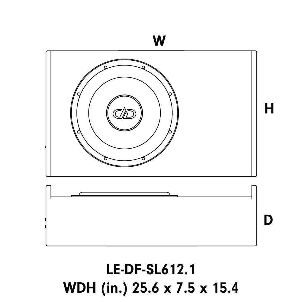 DD Audio LE-DF-SL612-D2