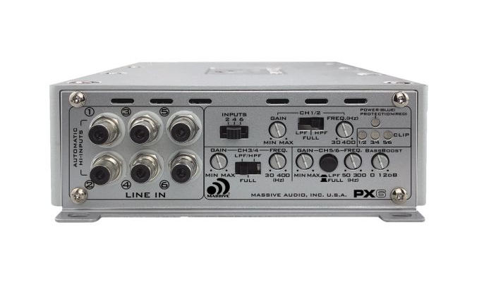 Massive Audio PX6 vahvistin
